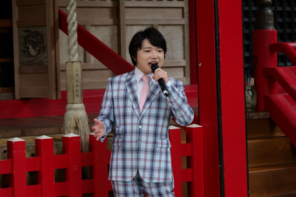 小山雄大 髙瀧神社ヒット祈願