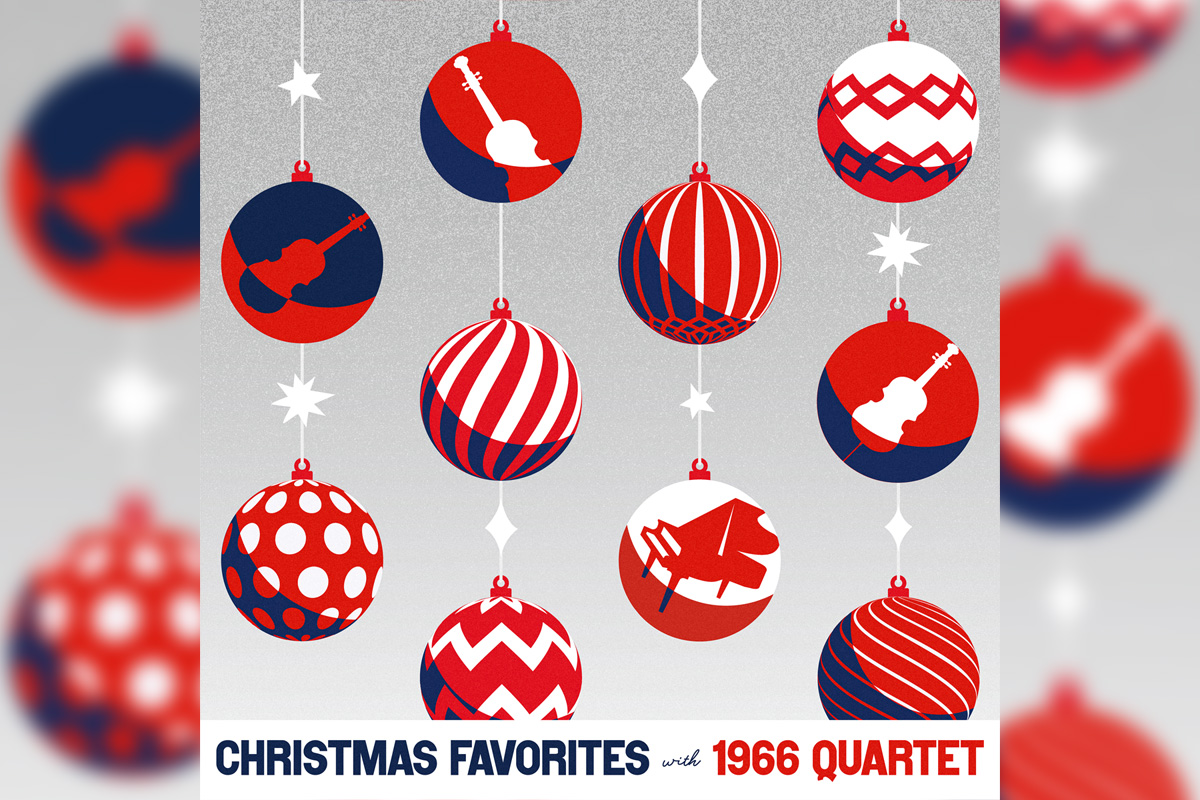 1966カルテット デビュー15周年の節目を飾るクリスマスEP「CHRISTMAS FAVORITS with 1966 QUARTET」2025年11月5日配信限定リリース