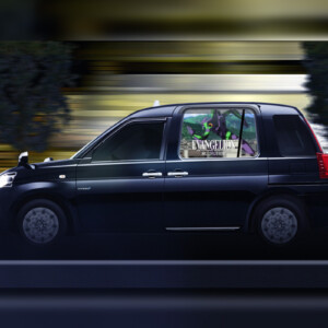 新世紀エヴァンゲリオン『EVANGELION 30th Anniversary Movie Collection』発売記念／「S.RIDE®」で呼べる『エヴァタクシー』が走行