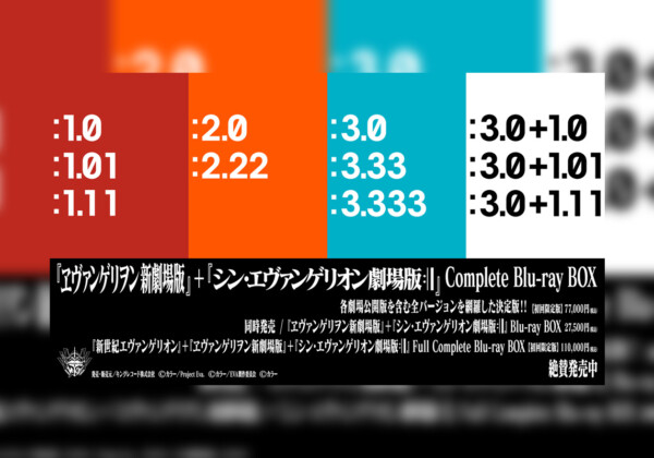 新世紀エヴァンゲリオン放送開始から30周年記念 『EVANGELION 30th Anniversary Movie Collection』Blu-ray BOXが発売開始
