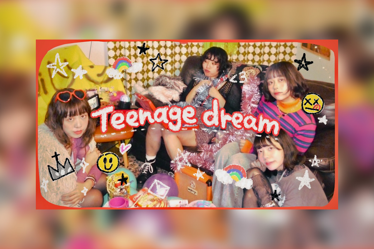 『音楽深化論』出演ギャルガールズバンド QUINCAMPOIX「Teenage Dream」リリース