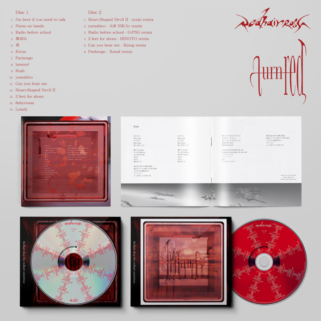 Redhair Rosy『turnred』展開図