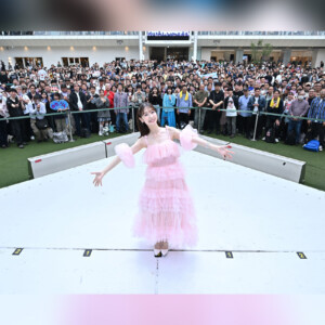 柏木由紀リリースイベントをラゾーナ川崎で開催、ソロ初、夢のステージでのライブに大興奮