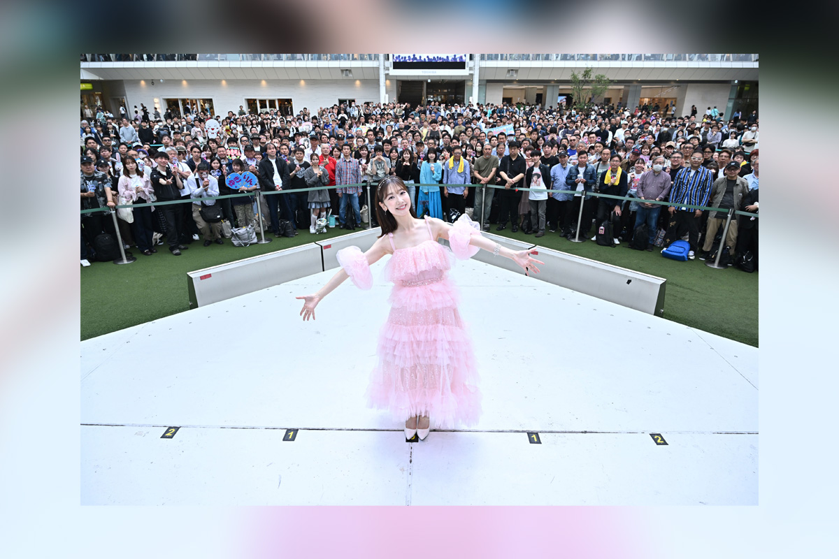 柏木由紀リリースイベントをラゾーナ川崎で開催、ソロ初、夢のステージでのライブに大興奮