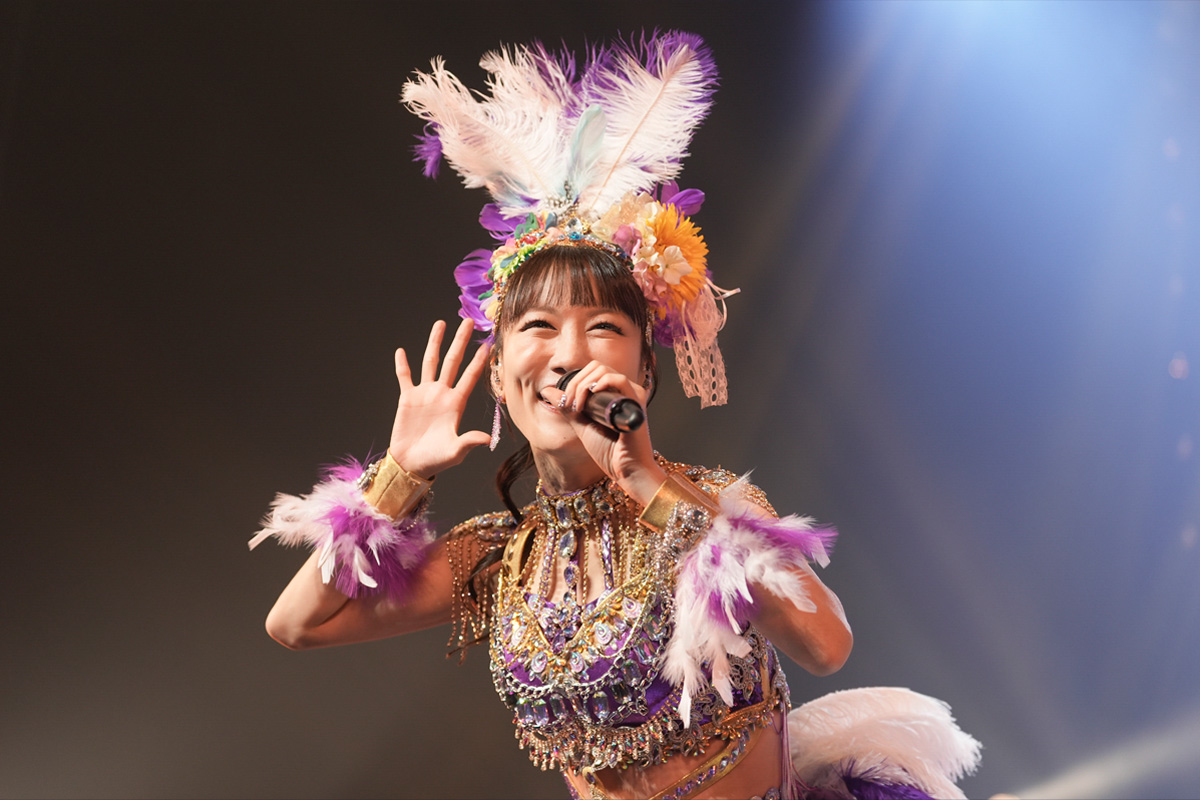 ももクロ高城れに『盆踊り』『サンバカーニバル』という異なるテーマの二部公演ソロコンサートを横浜で開催