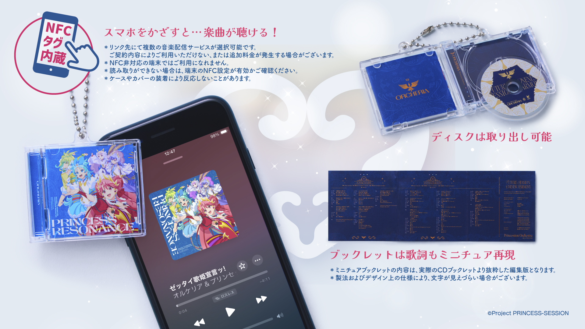 「プリンセッション・オーケストラ」
ミニチュアCDコレクション